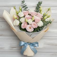 Букет цветов из:  Лизиантусы #REPLACE_PRED# Староминской