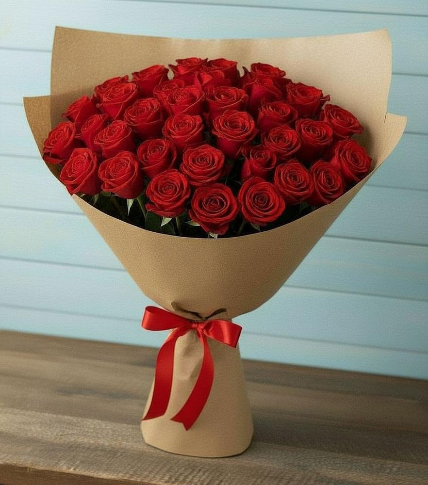 Букет Красные розы Милано в Староминской