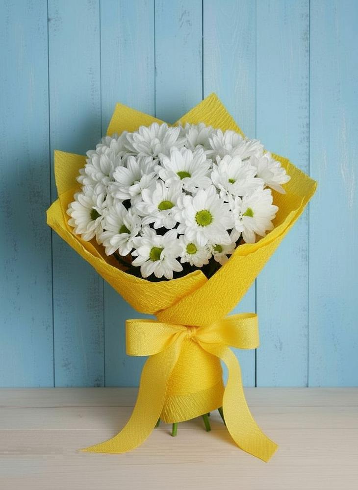 Букет цветов из: Хризантемы в Староминской