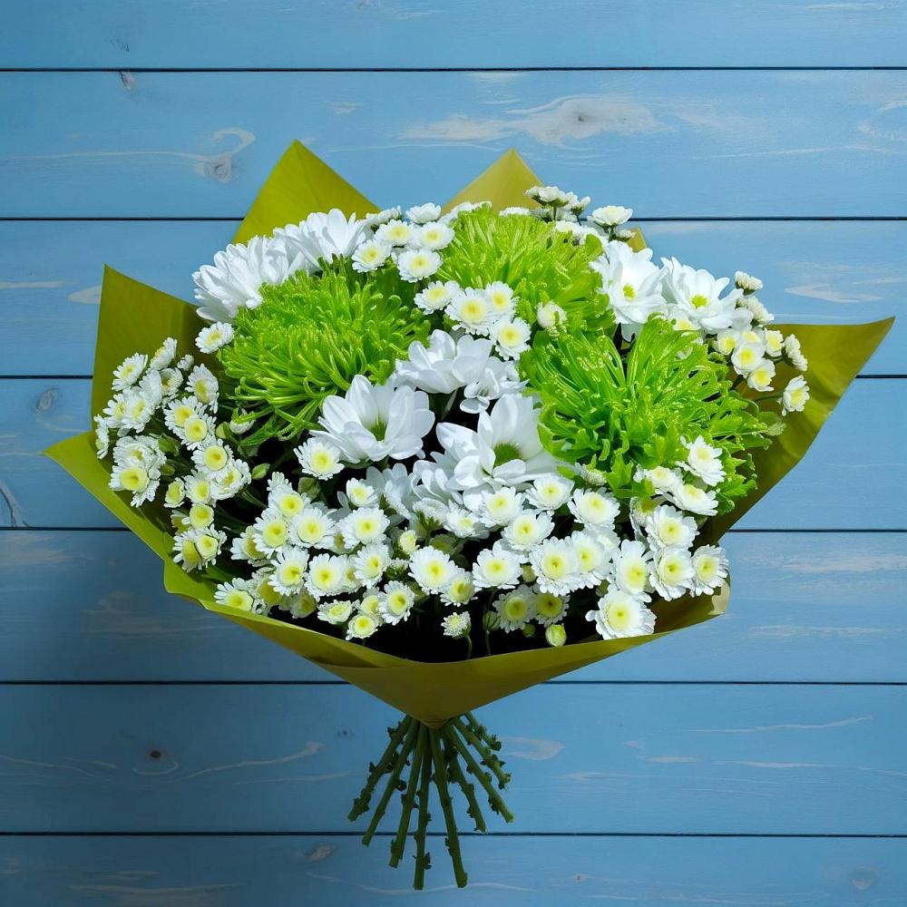 Букет цветов из: Хризантемы в Староминской