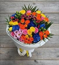 Букет цветов из:  Розы и Хризантемы в Староминской