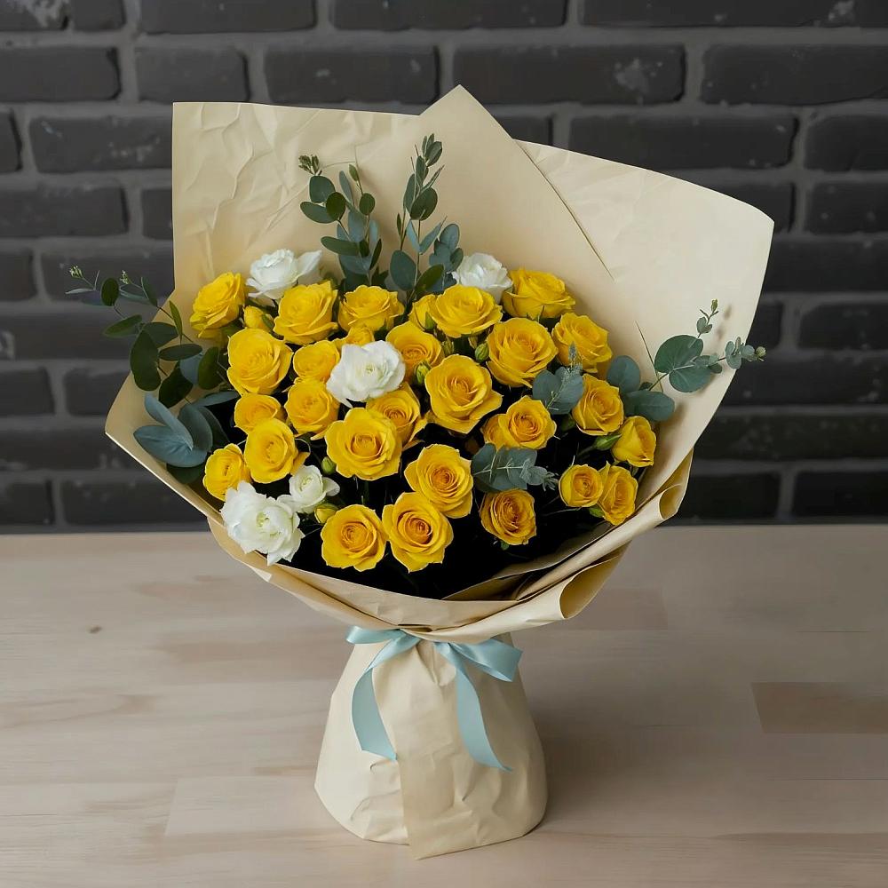 Букет цветов из: Розы в Староминской