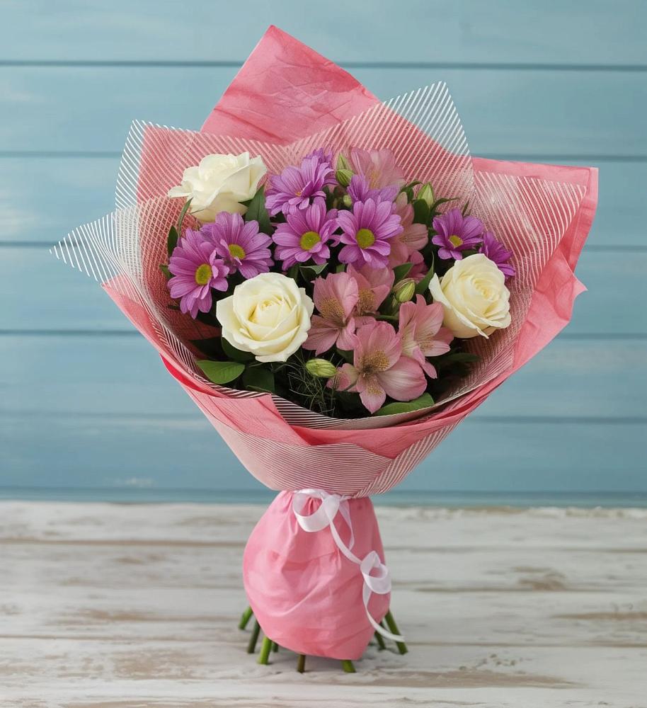 Букет цветов из: Герберы в Староминской